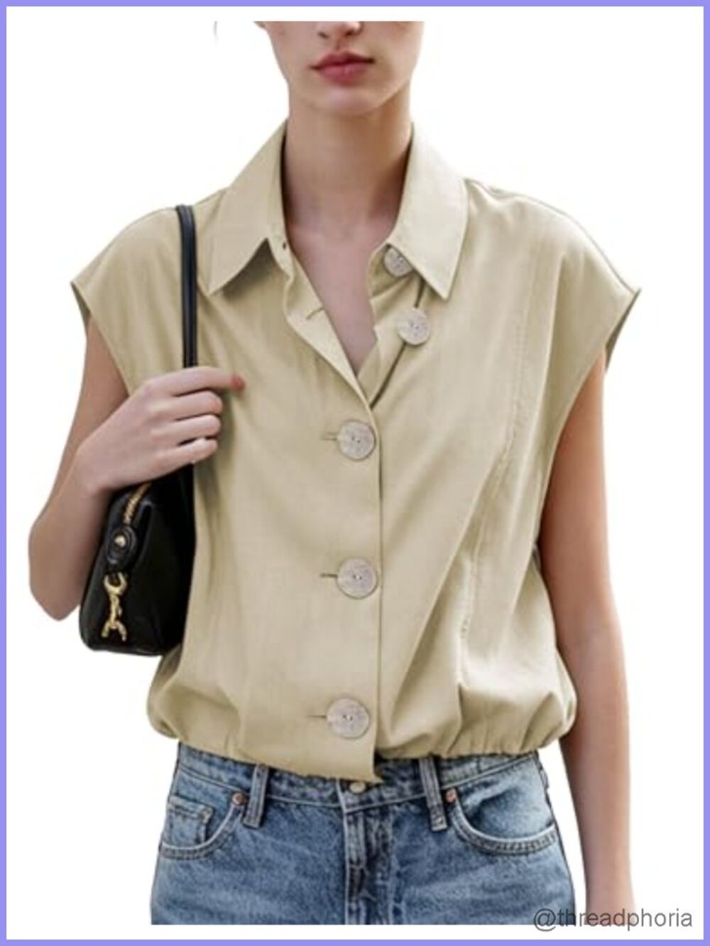 Womens Cotton Sleeveless Crop Top Vest Casual Pullover